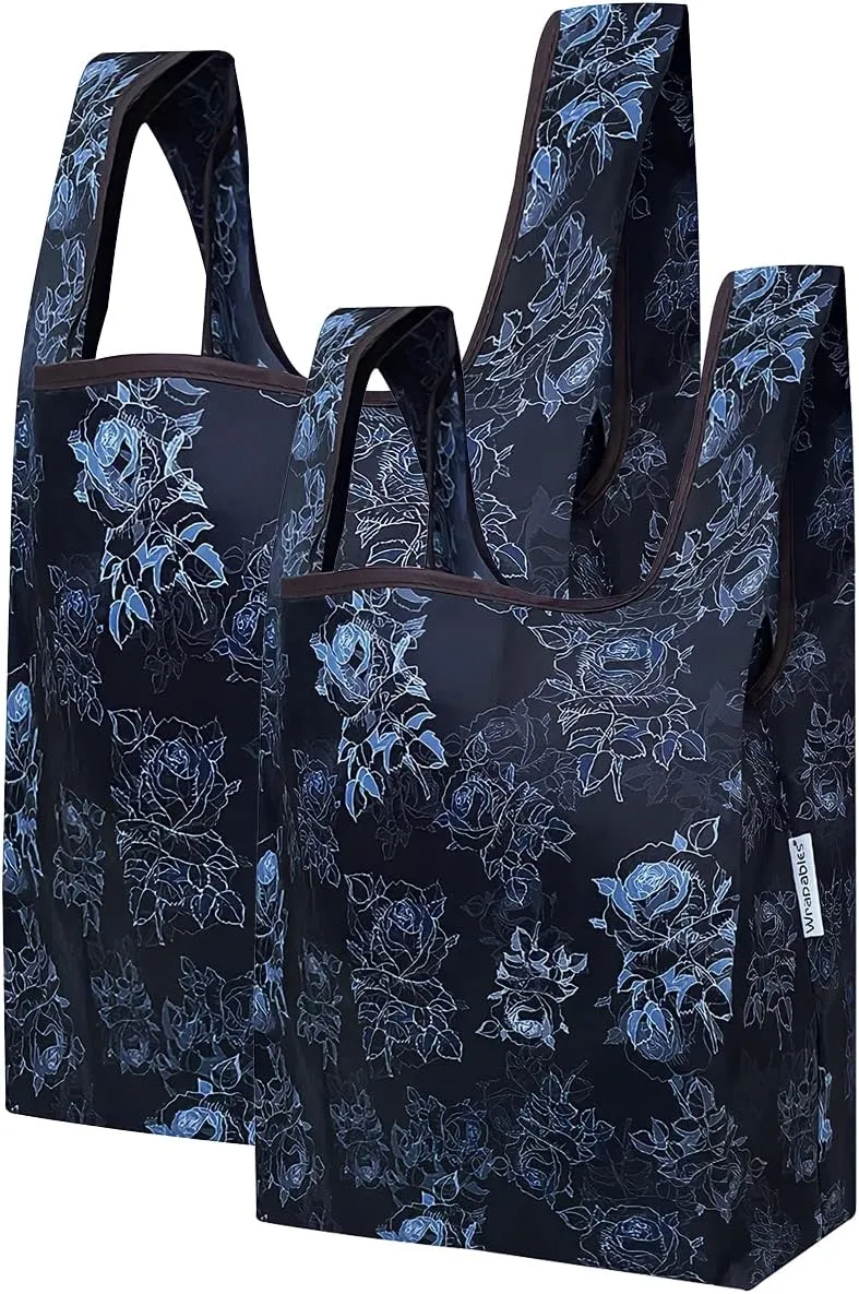 Wrapables JoliBag Collection Reusable Shopping Bag (Set of 2)