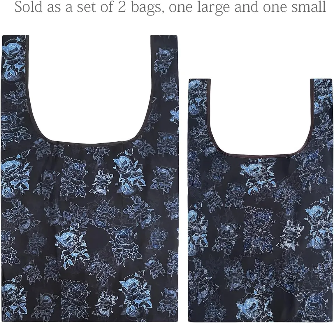 Wrapables JoliBag Collection Reusable Shopping Bag (Set of 2)