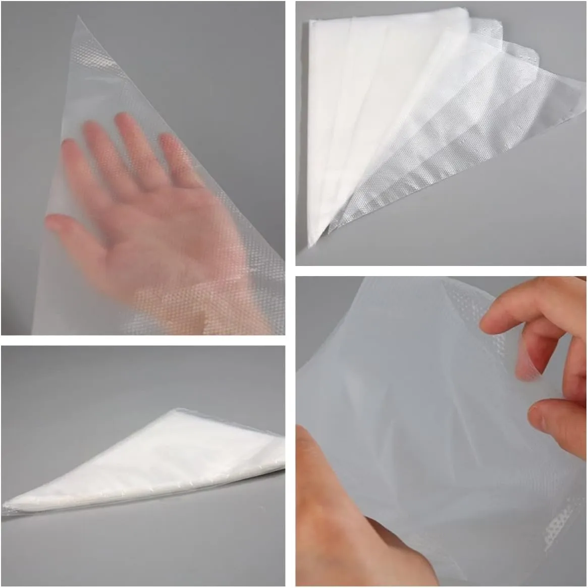 XXL 26in Pastry Bags Disposable, 100 Pcs 26 Inch Decorating Piping Bags for Frosting, Royal Icing, Professional Cake Supplies for Baking and Decorating