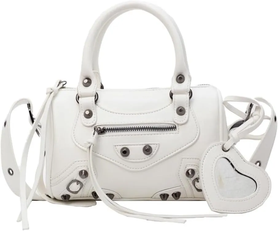 Y2k Crossbody Bags for Women Metal Punk Studs Rivet Y2k Accessories Bag Handbag 2000s Streetwear Y2k Stuff