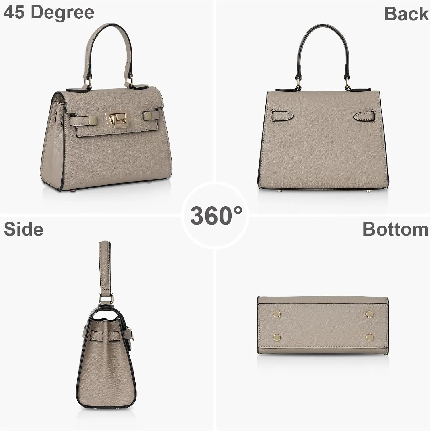 YFGBCX Mini Satchel Bag Top Handle Purse for Women Small Crossbody Bag Handbag Designer Purse with Detachable Strap