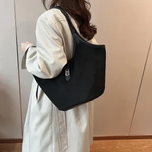 YFGBCX Tote Bags Suede Bag for Women Fall Hobo Bag Bucket Tote Bag Work Hobo Handbags Scoop Neck Tote