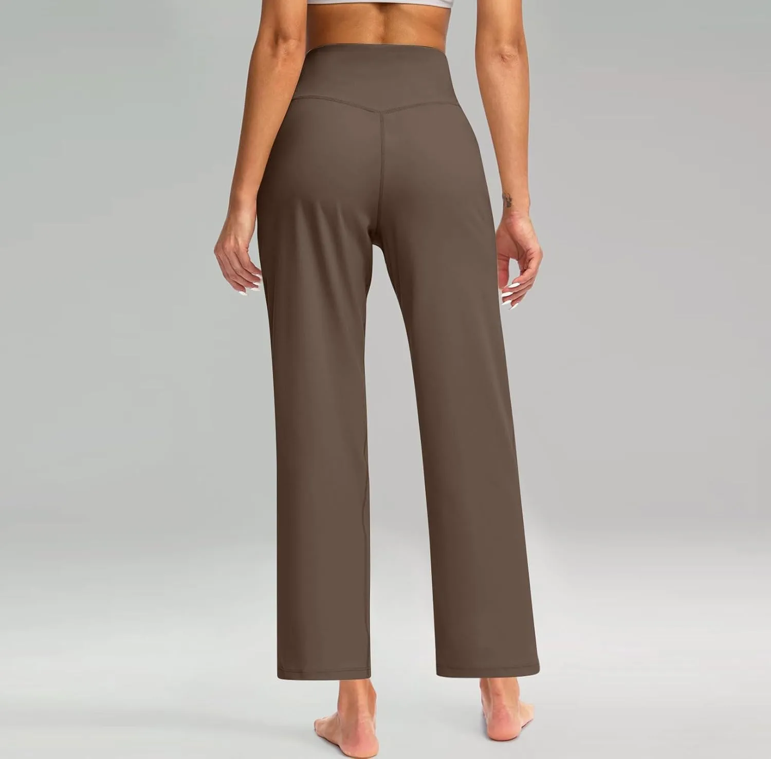 Yoga Pants for Women Elastic Waist Stretch Baggy Sweatpants Summer High Waist Workout Pants Wide Leg Pant 2025