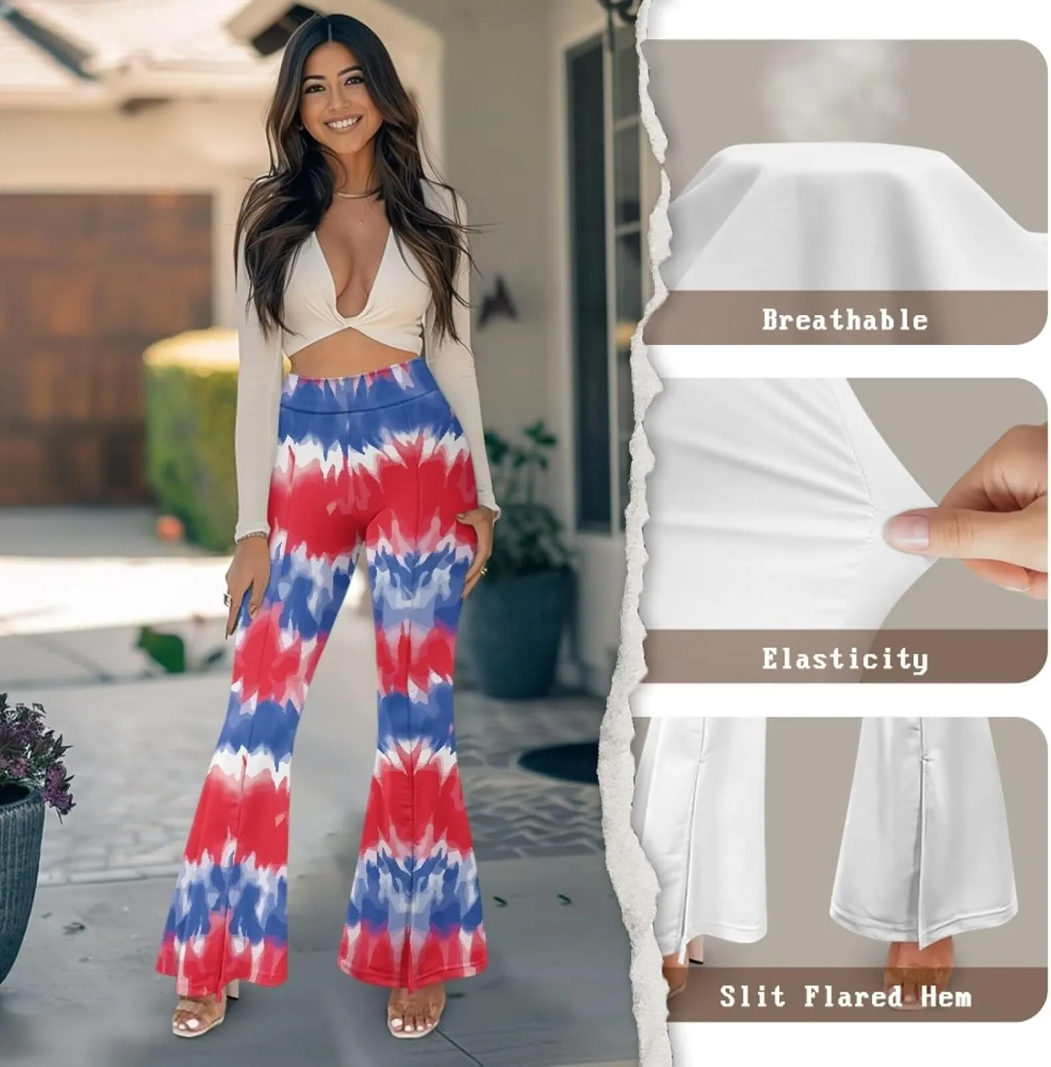 Yoga Pants for Women Wide Leg Pants High Waist Workout Pants
