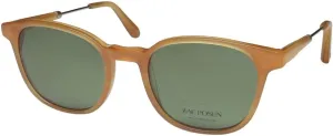 Zac Posen Costello Classic Retro/Vintage 70s/80s Look American Fashion Designer Premium Acetate Lenses Sunglasses [49-20-145, blonde horn]