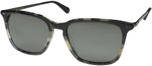 Zac Posen Rex Classic Shape American Fashion Icon Designer Perfect For Yoga/Running/Beach Sunglasses [54-17-145, charcoal tortoise]