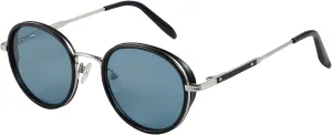 ZENOTTIC Retro Round Polarized Steampunk Sunglasses for Men Women-Circle Vintage Design Metal Frame UV400 Shades