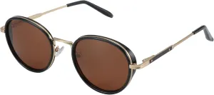 ZENOTTIC Retro Round Polarized Steampunk Sunglasses for Men Women-Circle Vintage Design Metal Frame UV400 Shades