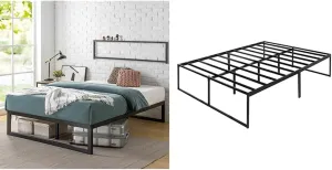 Zinus ABEL Metal Platform Bed Frame Lorelai 14 Inch Metal Platform Bed Frame