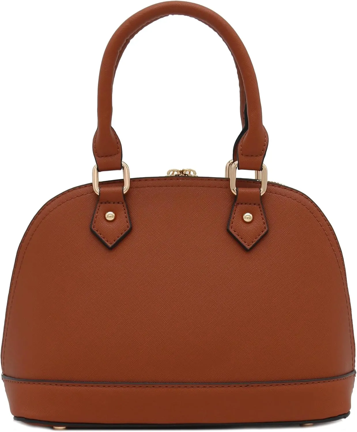 Zip-Around Saffiano Classic Dome Satchel