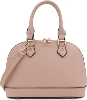 Zip-Around Saffiano Classic Dome Satchel