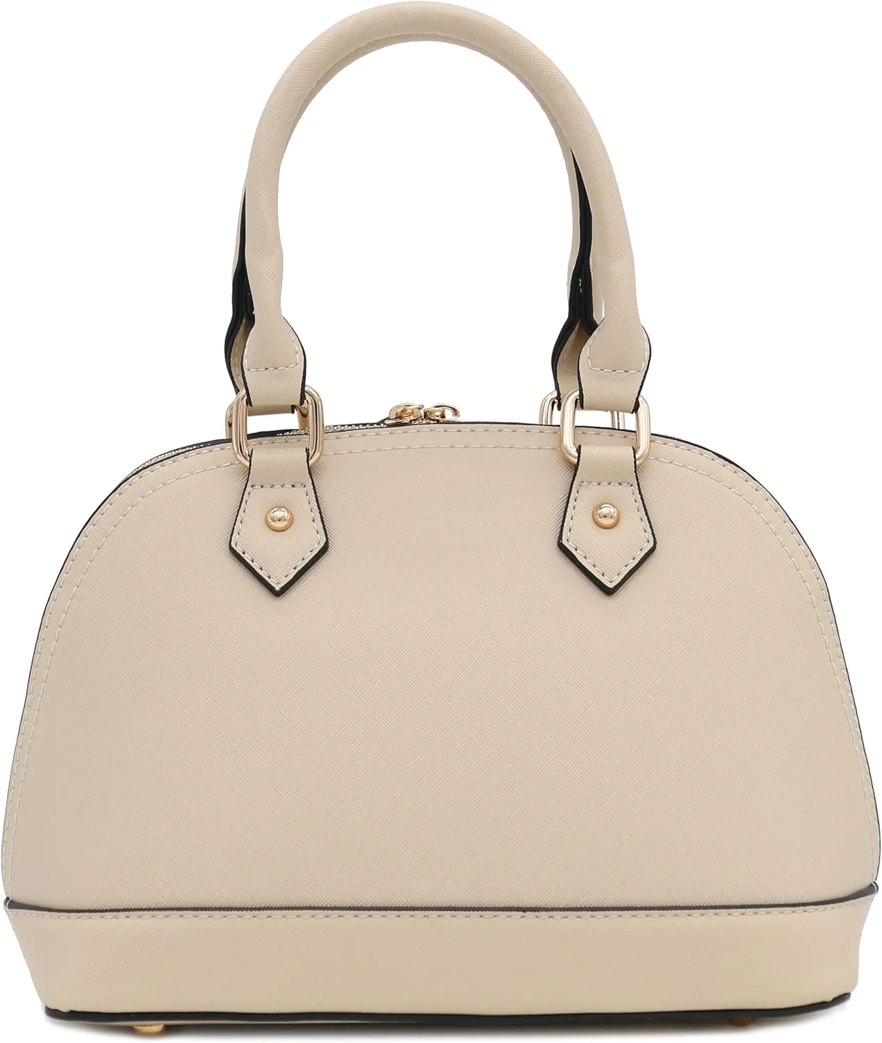 Zip-Around Saffiano Classic Dome Satchel