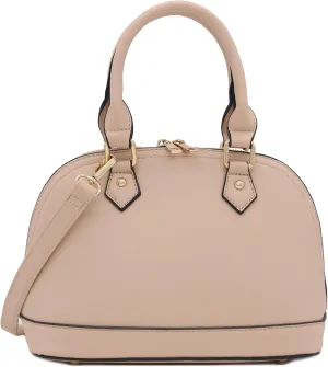 Zip-Around Saffiano Classic Dome Satchel