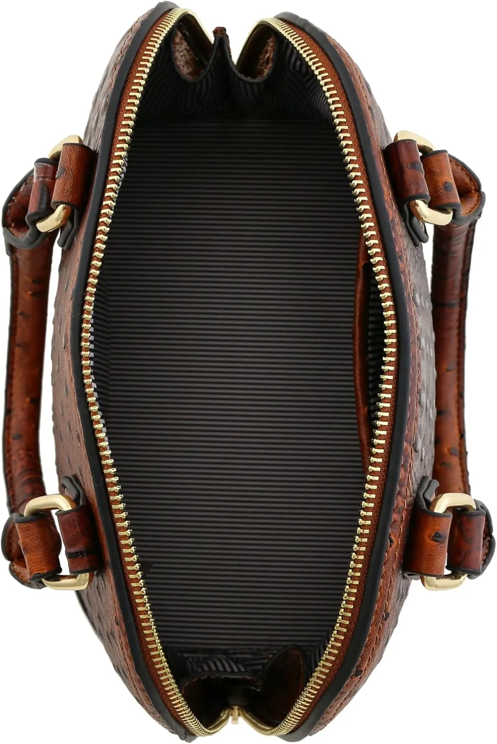 Zip-Around Saffiano Classic Dome Satchel