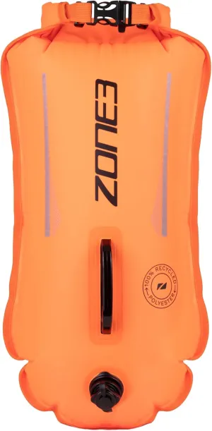 ZONE3 28L Swim Safety Buoy/Dry Bag Made with 100% Recycled Polyester for Open Water Swimming