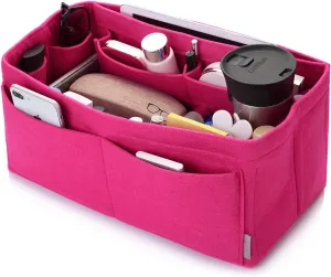 ZTUJO Felt Purse Organizer, Multi Pocket Bag in Bag Organizer For Tote & Handbag Shaper, Speedy 30, Speedy 35 and Speedy 40